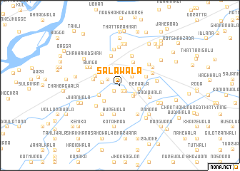 map of Salāwāla