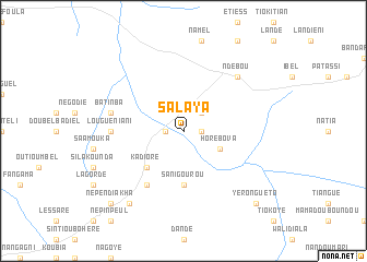 map of Salaya