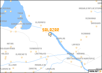 map of Salazar