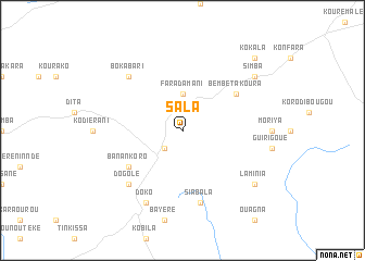 map of Sala