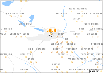 Sala (Sweden) map - nona.net