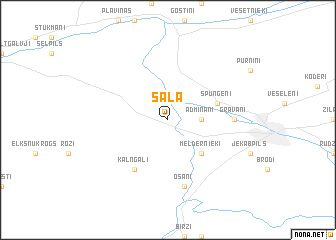 map of Sala