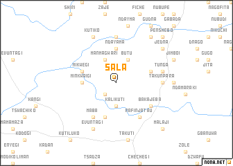 map of Sala