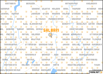 map of Sālbāri