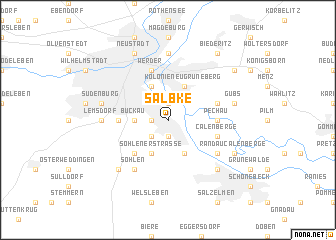 map of Salbke