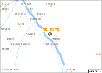 map of Salcata