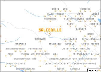 map of Salcedillo