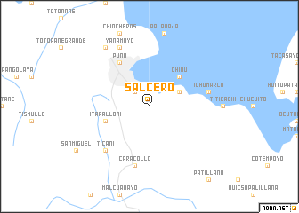 map of Salcero