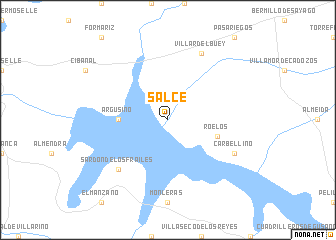map of Salce