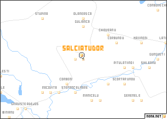 map of Salcia Tudor
