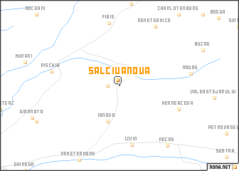 map of Sălciua Nouă