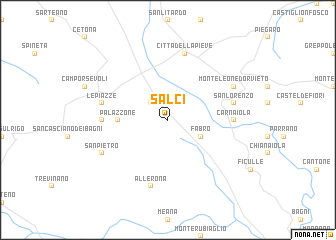 map of Salci