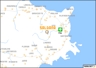 map of Saldana