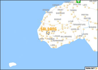 map of Saldang