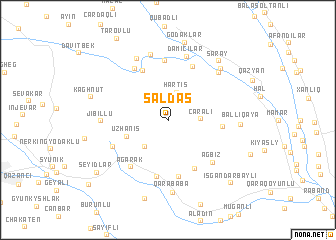 map of Saldaş