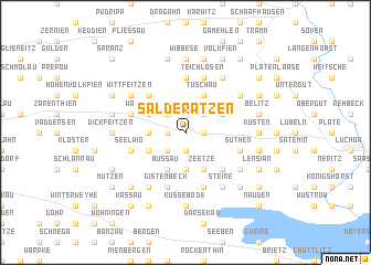 map of Salderatzen