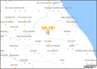 map of Saleby