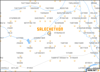 map of Salechetkon