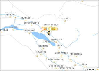 map of Şāleḩak