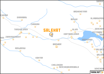 map of Şāleḩāt
