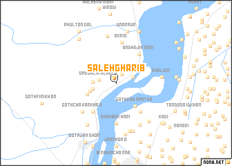 map of Sāleh Gharīb