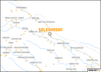 map of Şāleḩ Ḩasan