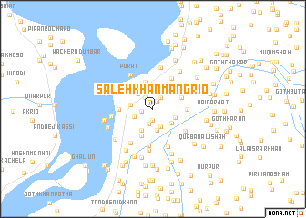 map of Sāleh Khān Mangrio