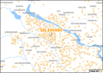 map of Sāleh Khān