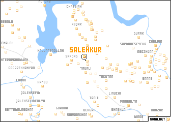 map of Şāleḩ Kūr