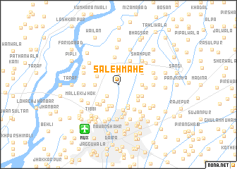 map of Sāleh Mahe