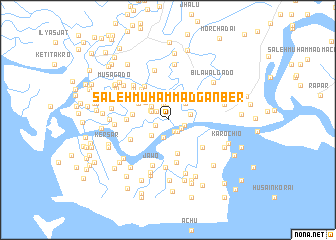 map of Sāleh Muhammad Ganber