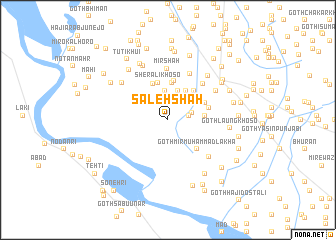 map of Sāleh Shāh