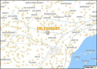 map of Sāleh Wāgan