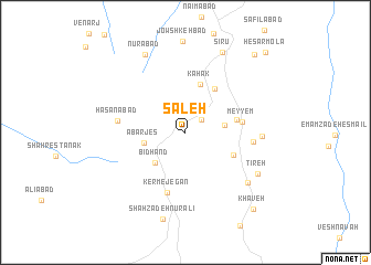 map of Saleḩ