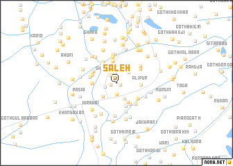 map of Sāleh