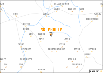 map of Salé Koulé