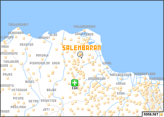 map of Salembaran