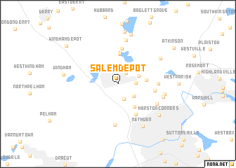 map of Salem Depot