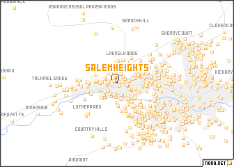 map of Salem Heights