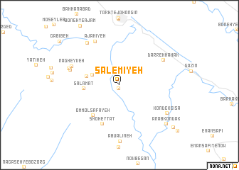 map of Sālemīyeh