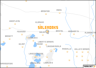 map of Salem Oaks
