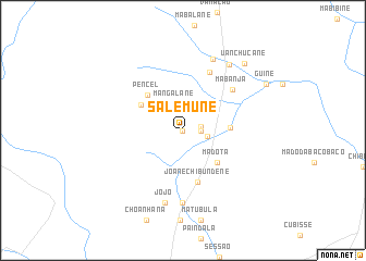 map of Salemune