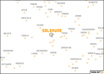 map of Salemune