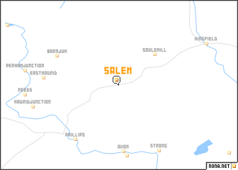 map of Salem