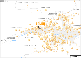 map of Salem