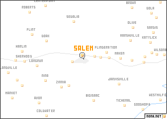 map of Salem