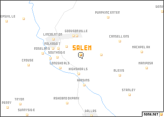 map of Salem