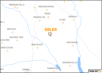 map of Salem