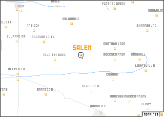 map of Salem