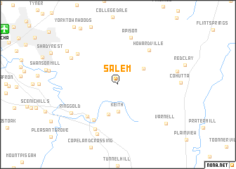 map of Salem